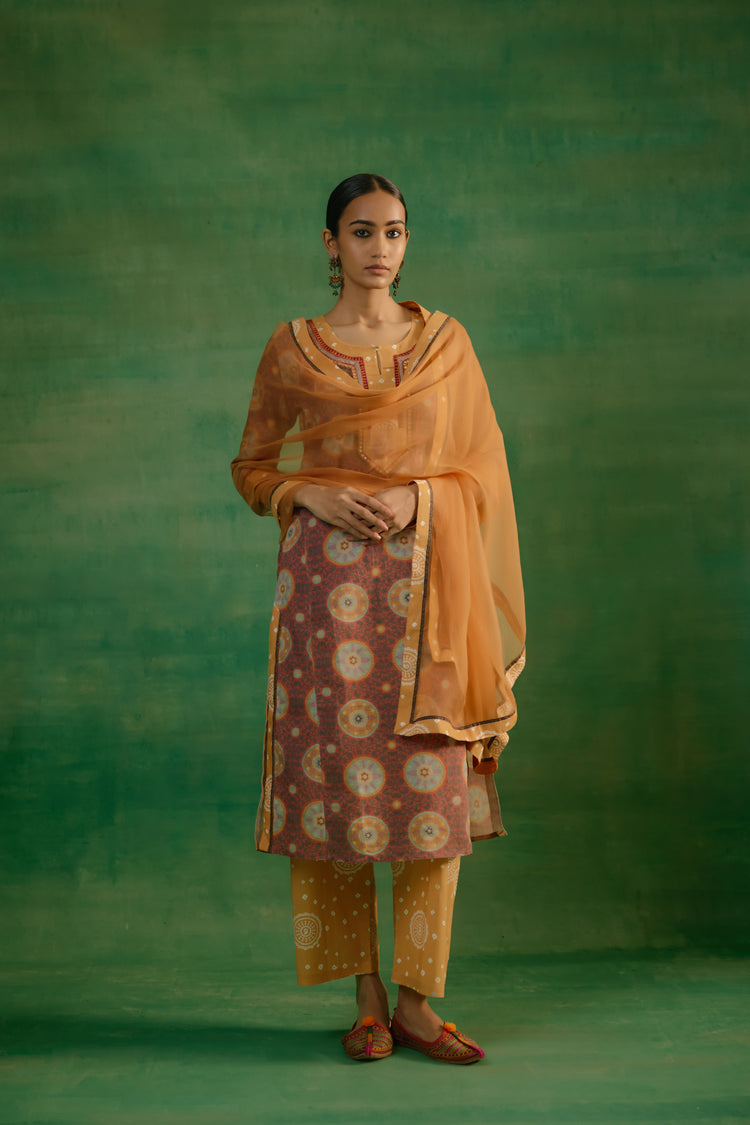 Medh Dupatta Mustard (9818006520107)