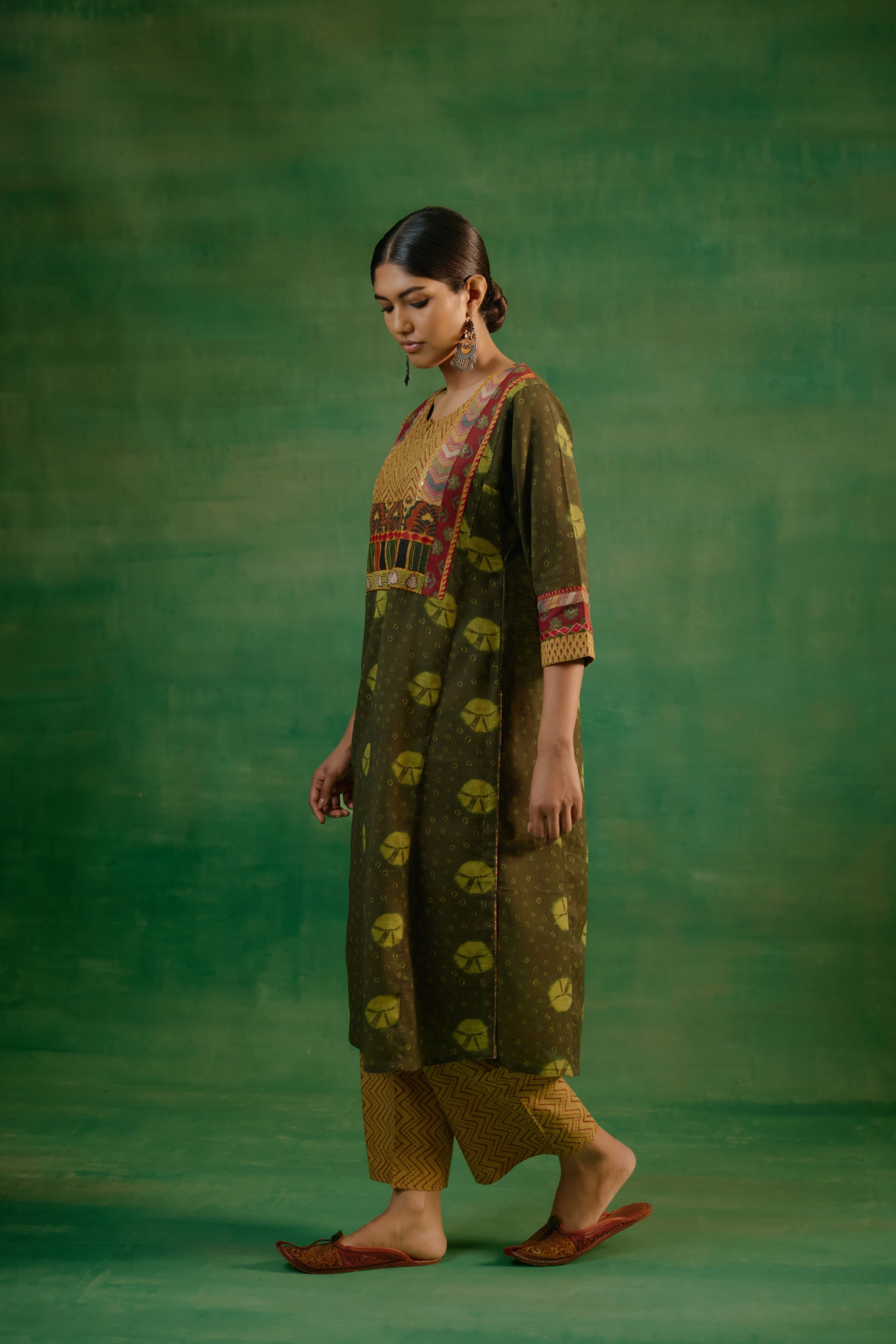 Rozana Kurta Green (9819933049131)