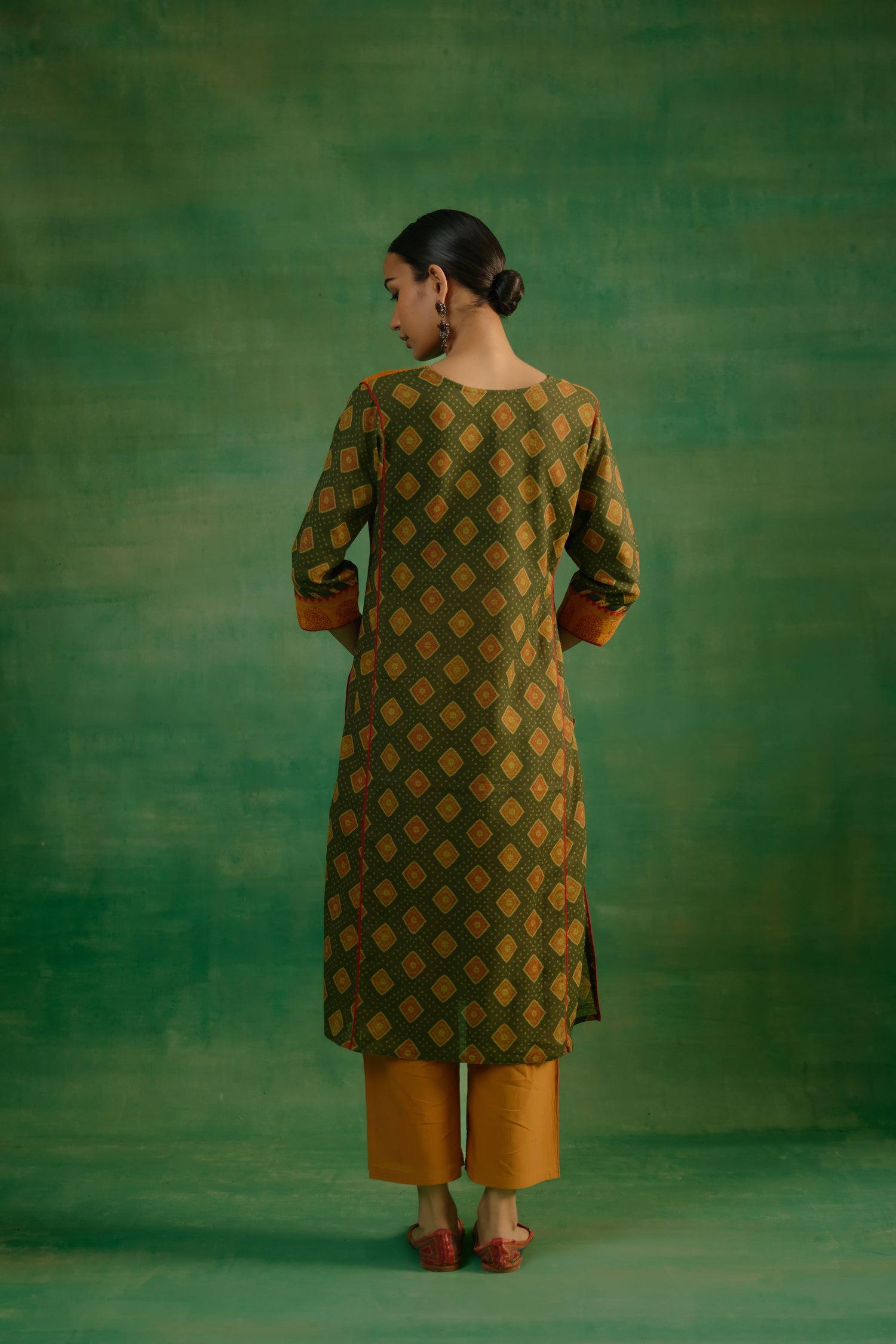 Indrani Kurta Green (9819922268459)