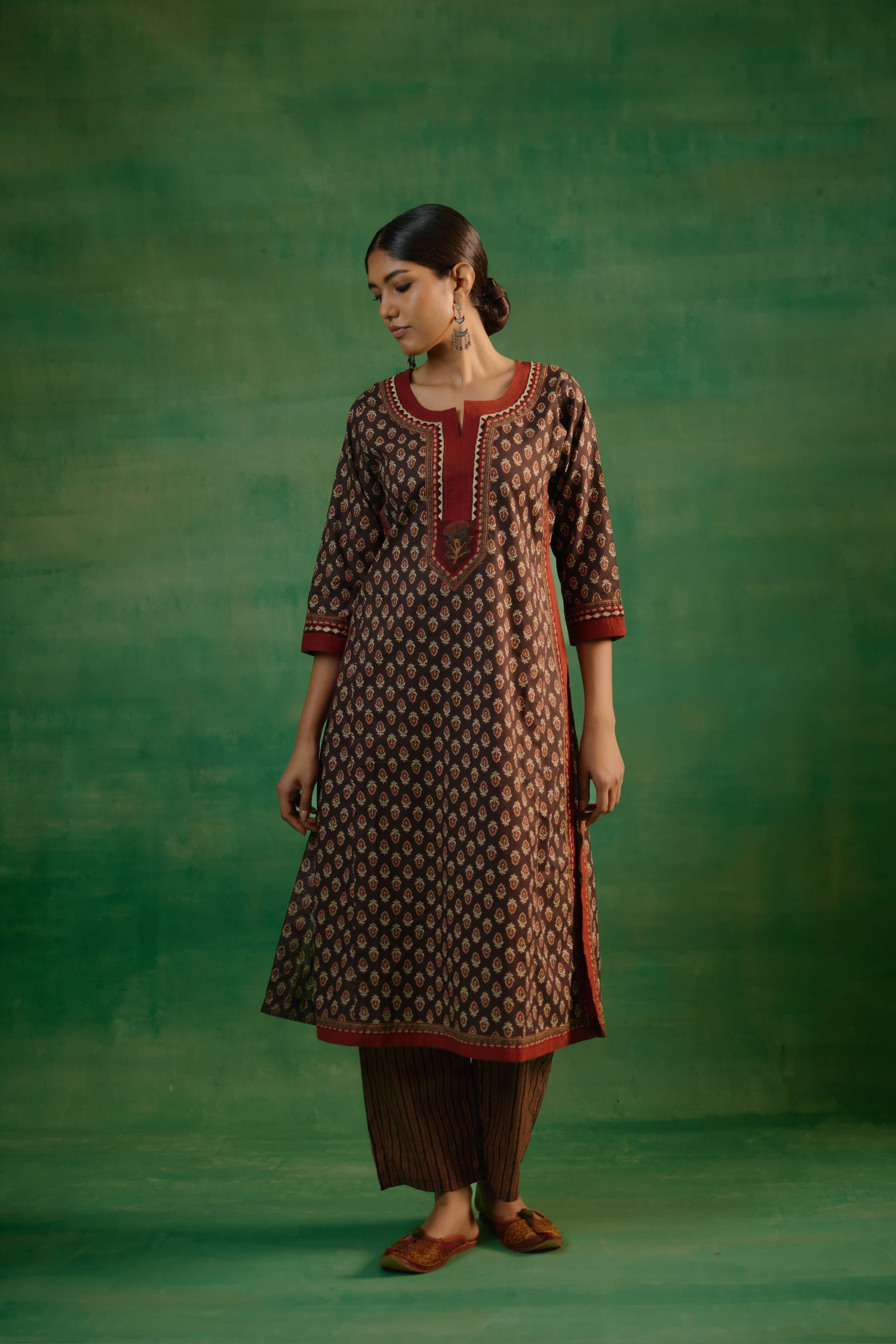 Anu Kurta Black Rust (9819392835883)