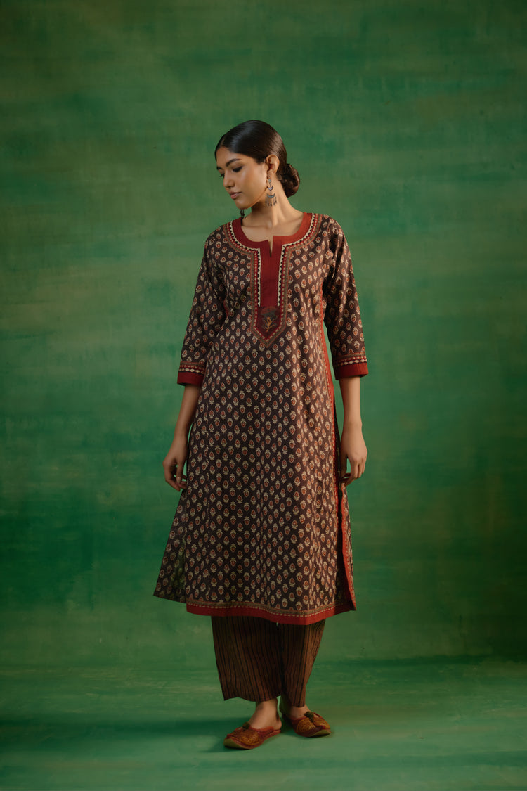 Anu Kurta Black Rust (9819392835883)