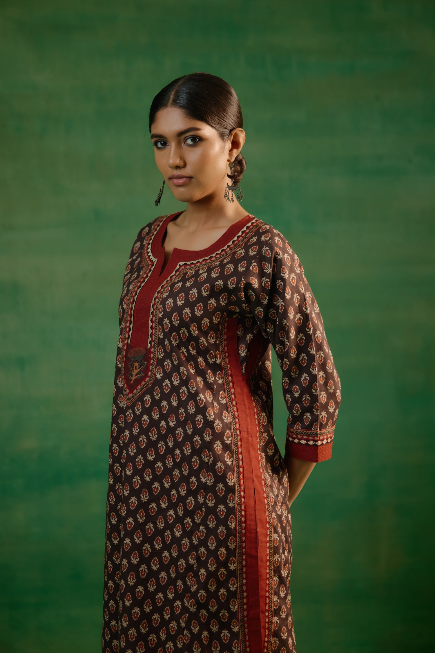 Anu Kurta Black Rust (9819392835883)