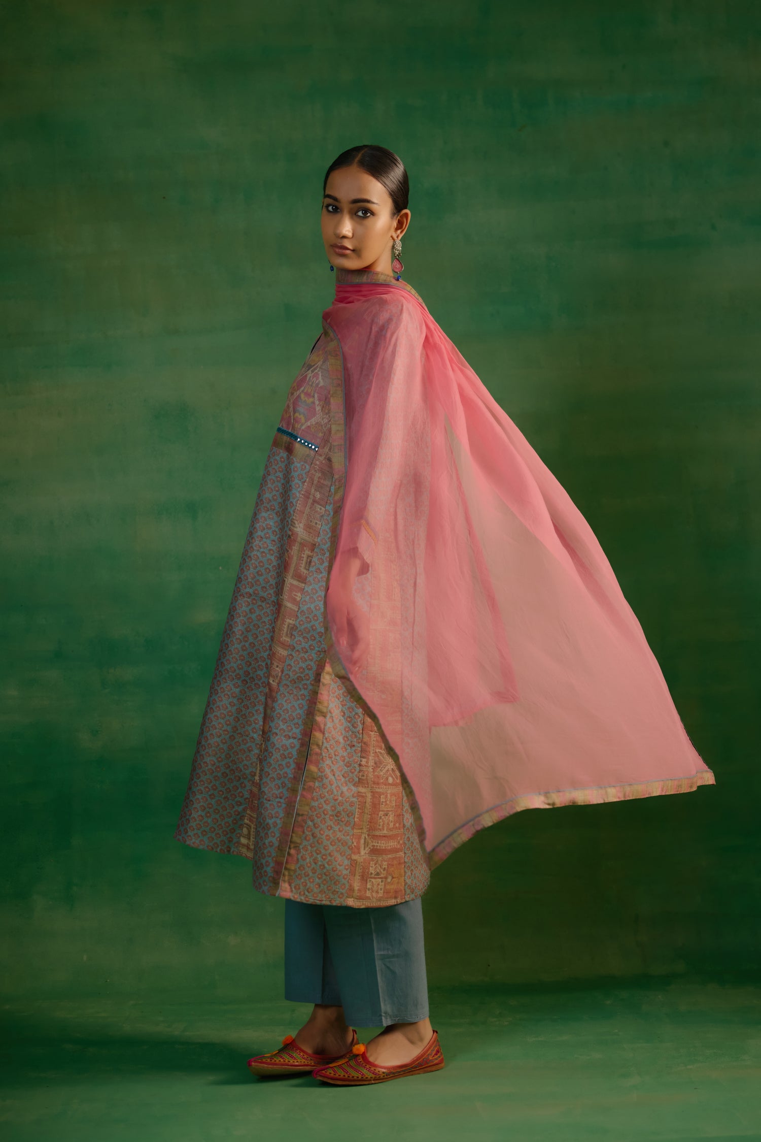 Medh Dupatta Light Pink (9820144664875)