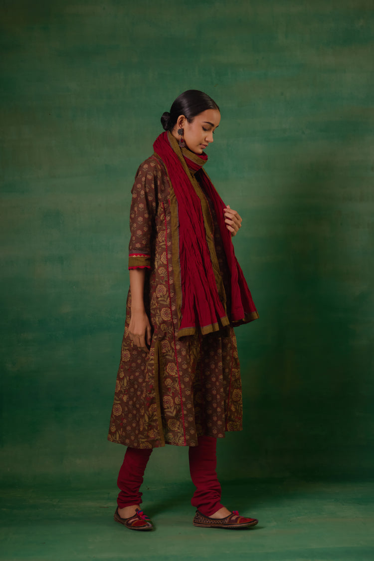 Adya Kurta Olive Green (9819341521195)