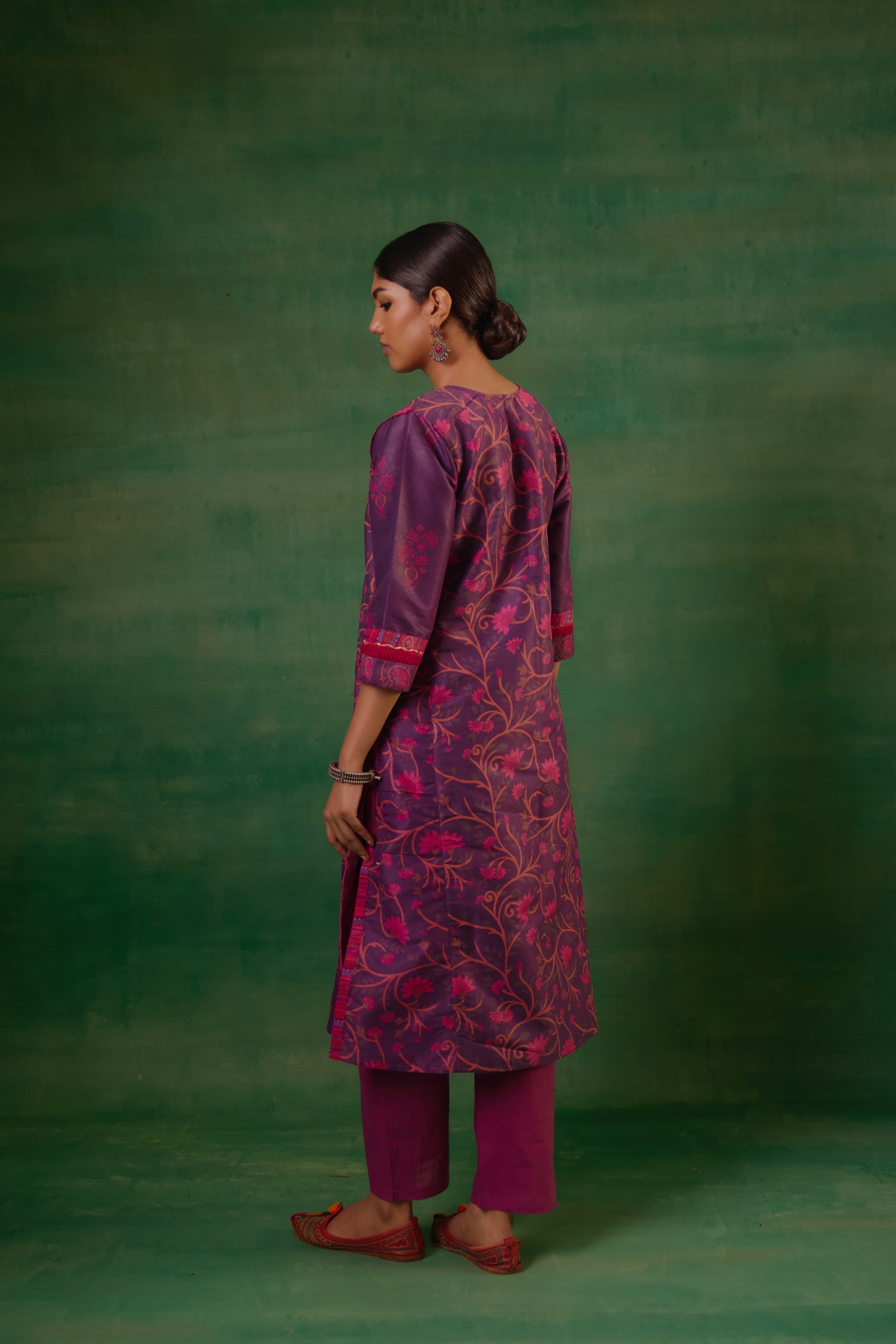 Rozana Kurta Purple Pink (9819960410411)