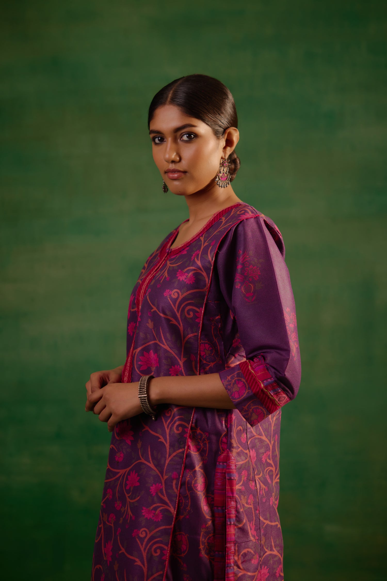 Rozana Kurta Purple Pink (9819960410411)