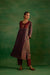 Meera Kurta Blue Maroon (9817143607595)