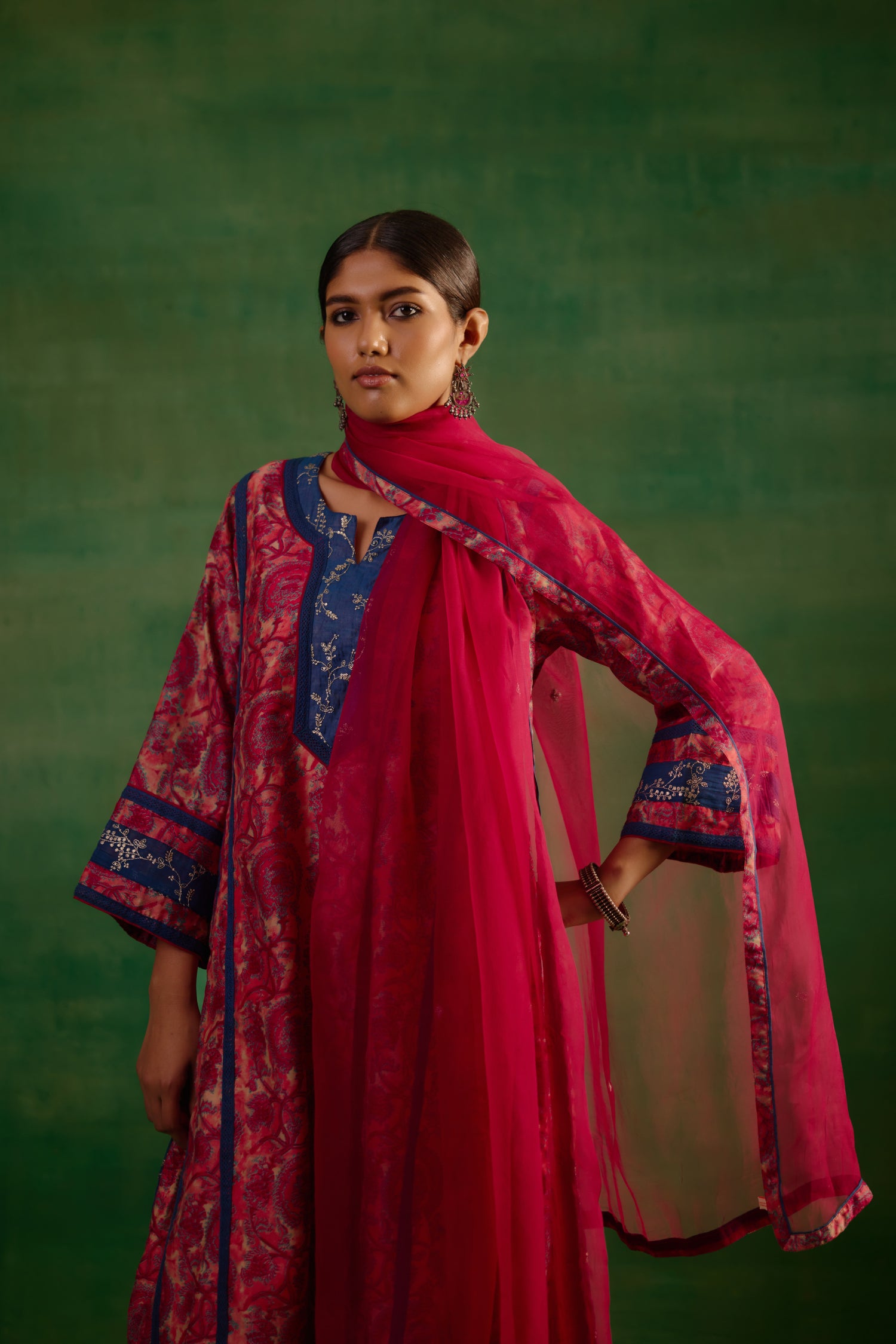 Tulsi Dupatta Rani Pink (9817053528363)