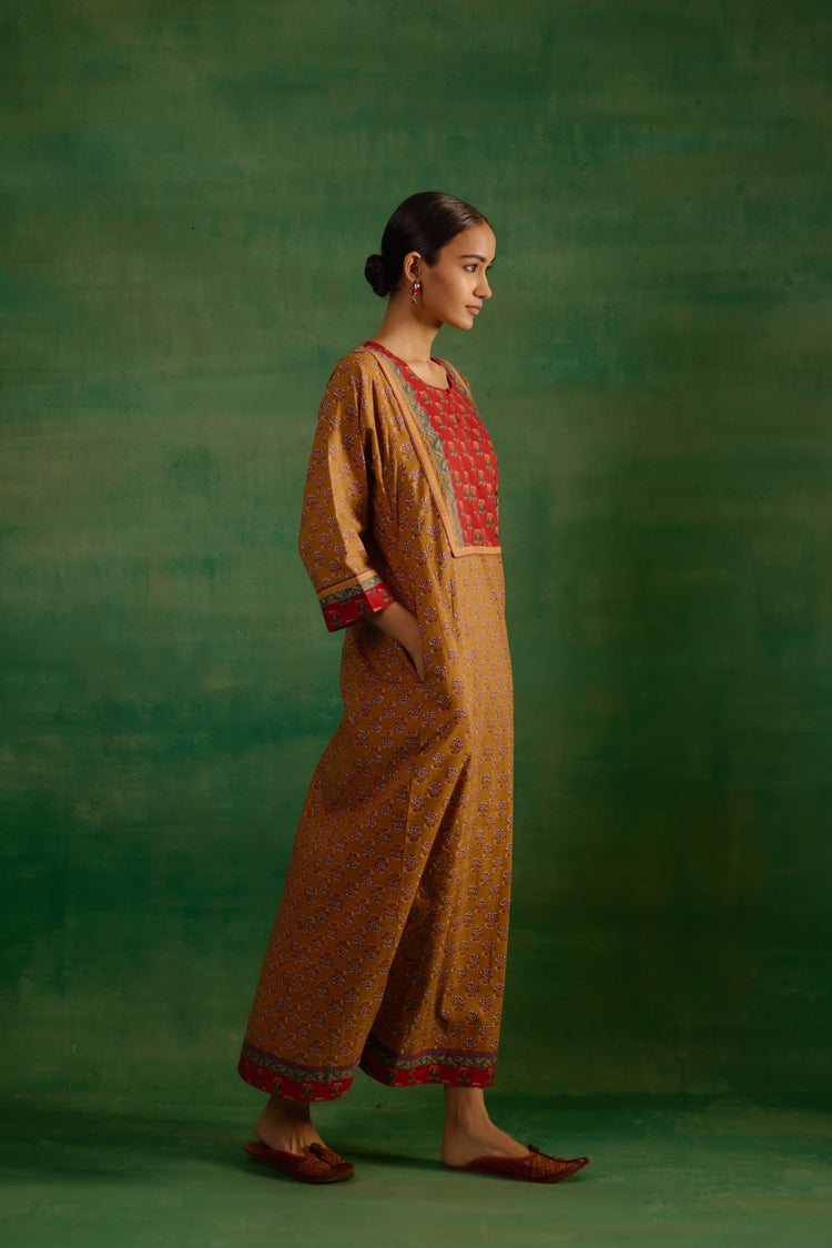 Rozana Caftan Mustard (9821096378667)