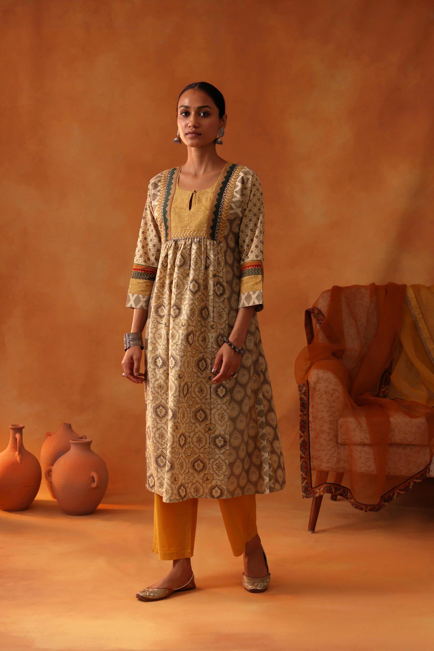 Rozana Pant Ochre (8439412621611)