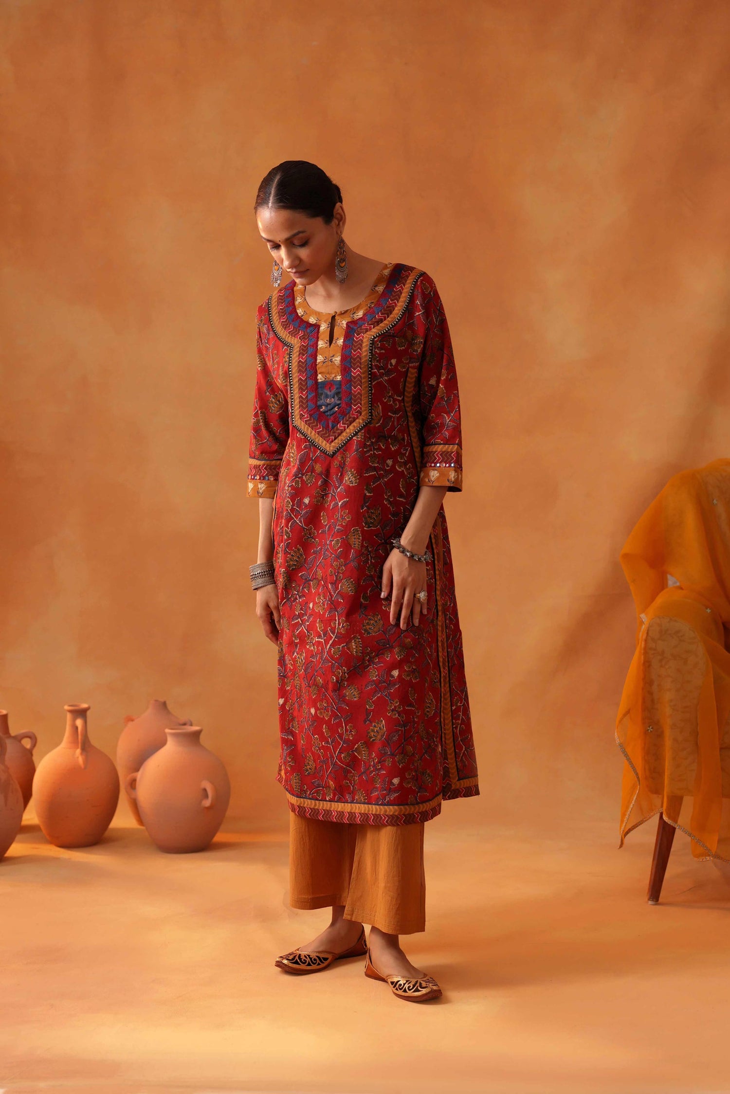 Anu Kurta Red Ochre (8439361765675)