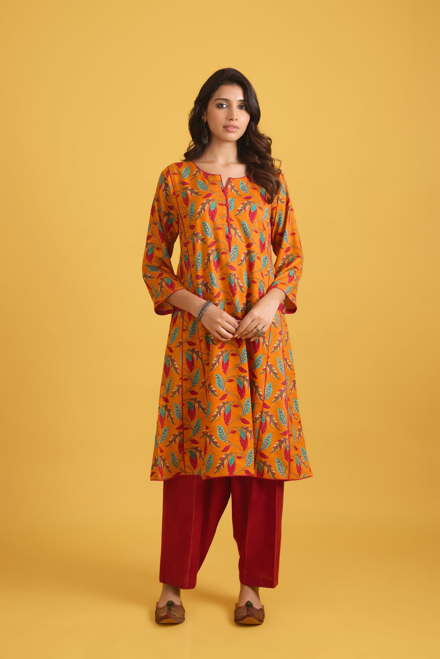 Tulsi Kurta Orange (9710720975147)