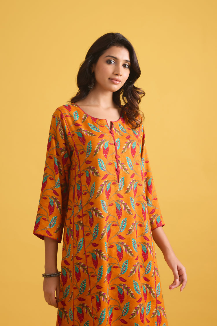 Tulsi Kurta Orange (9710720975147)