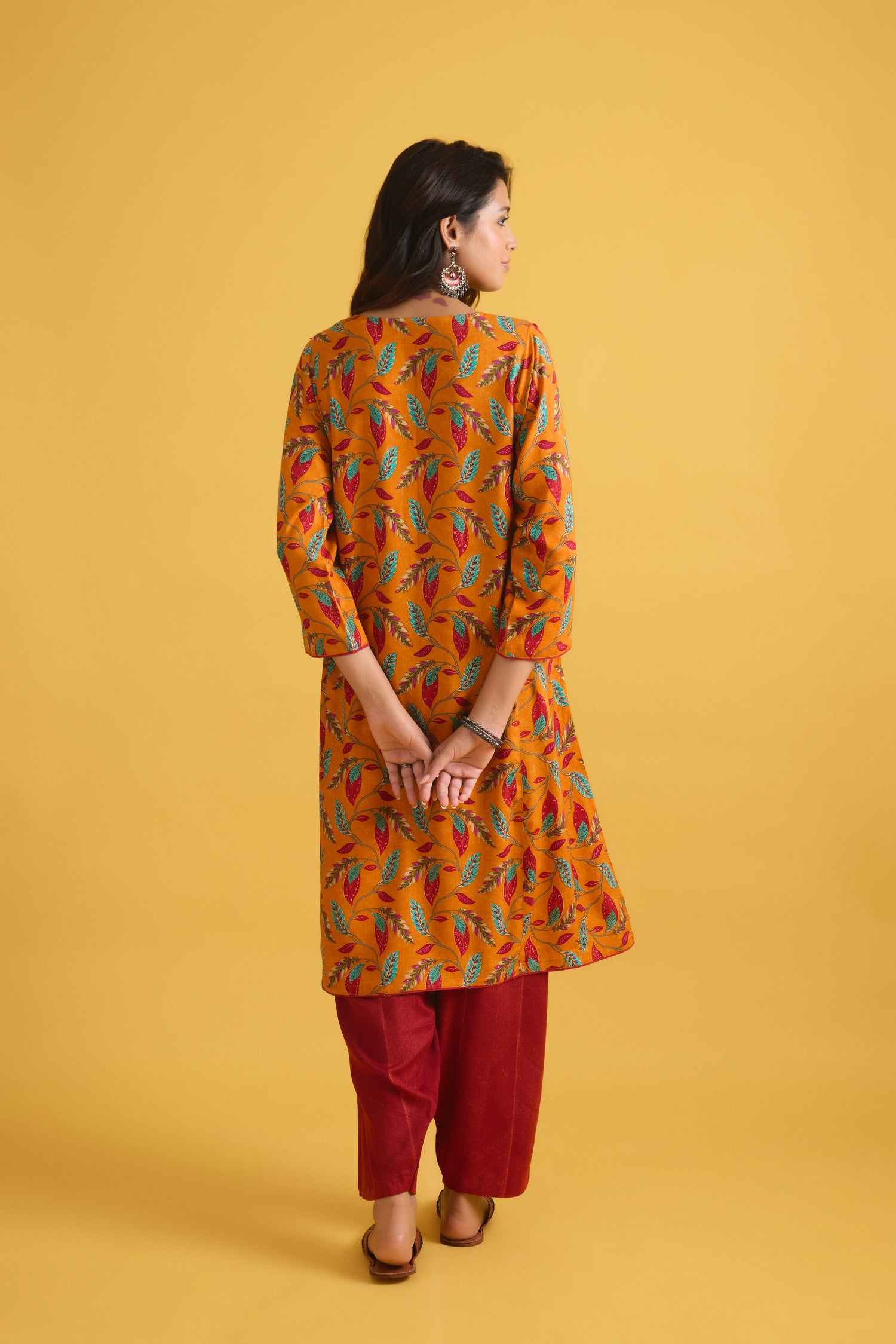 Tulsi Kurta Orange (9710720975147)