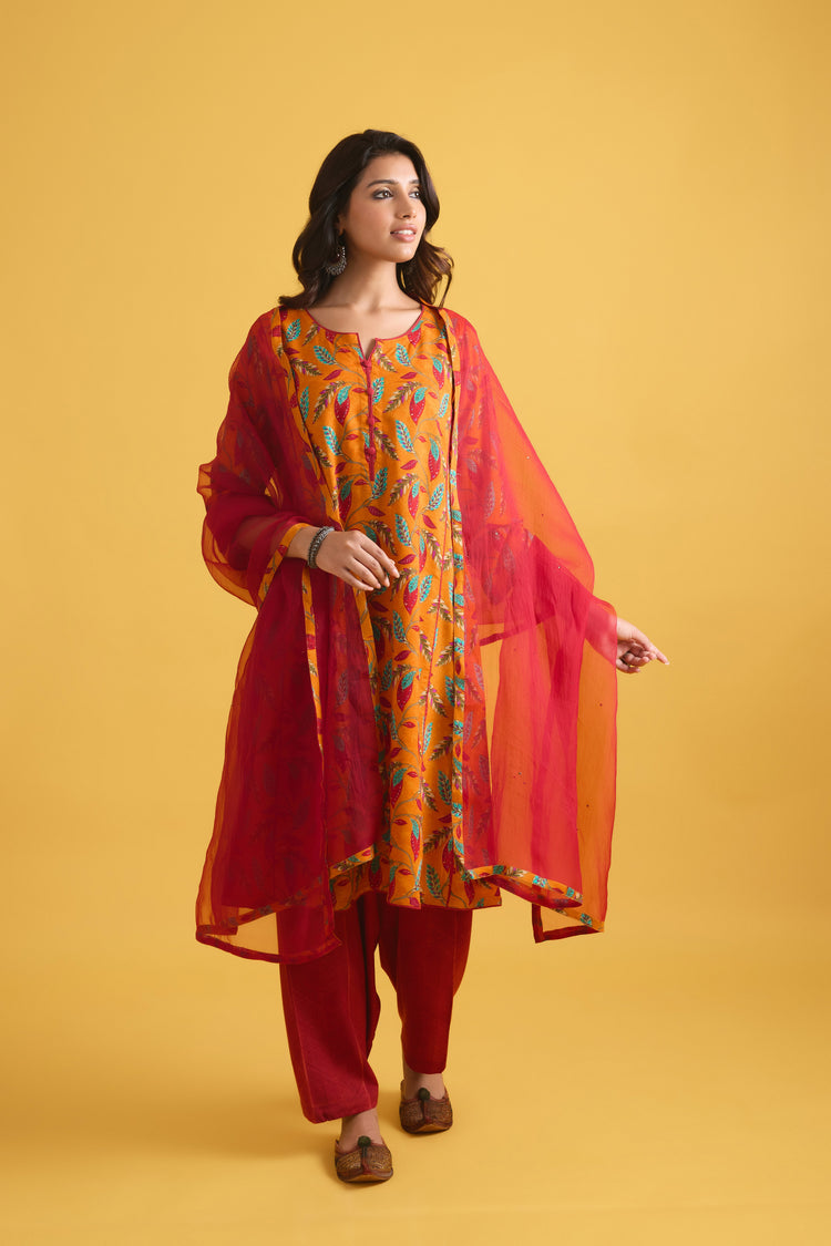 Tulsi Kurta Orange (9710720975147)