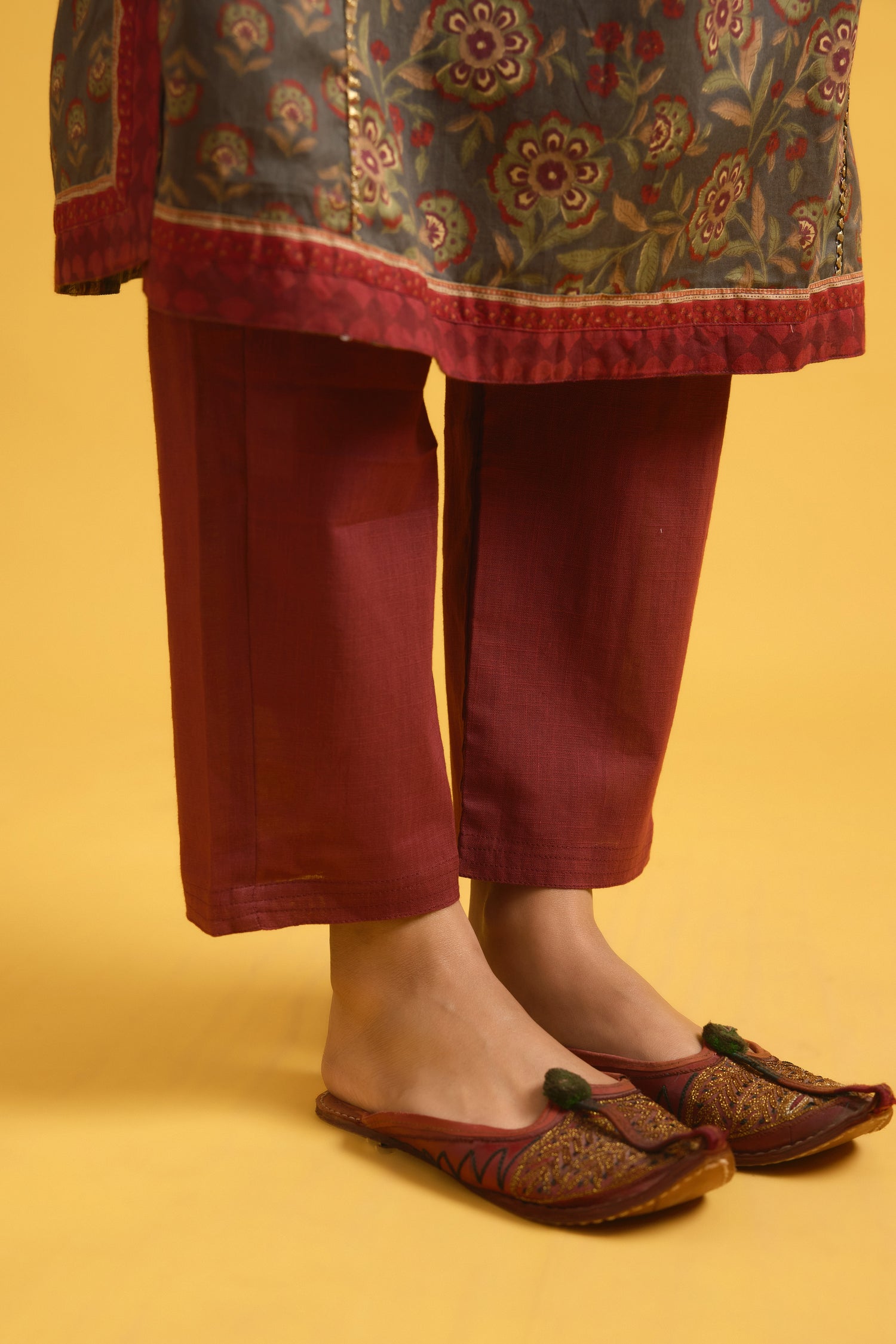 Rozana Pant Maroon (9710832255275)