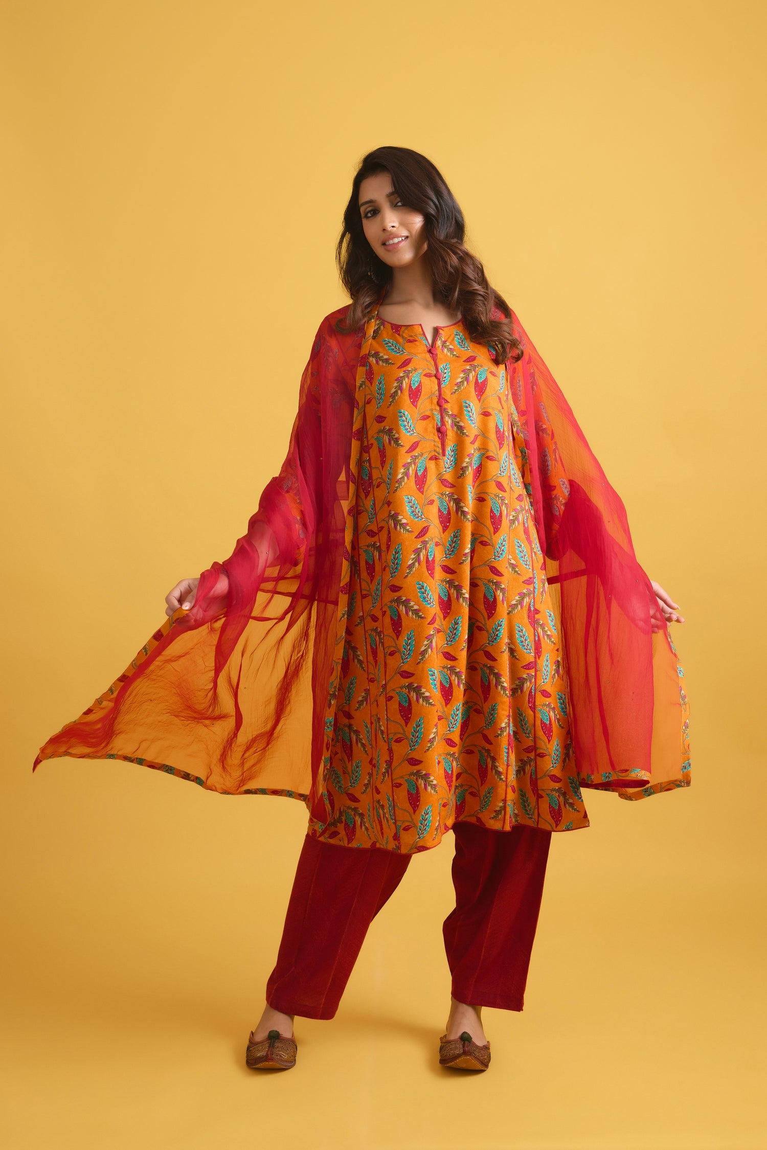 Tulsi Kurta Orange (9710720975147)