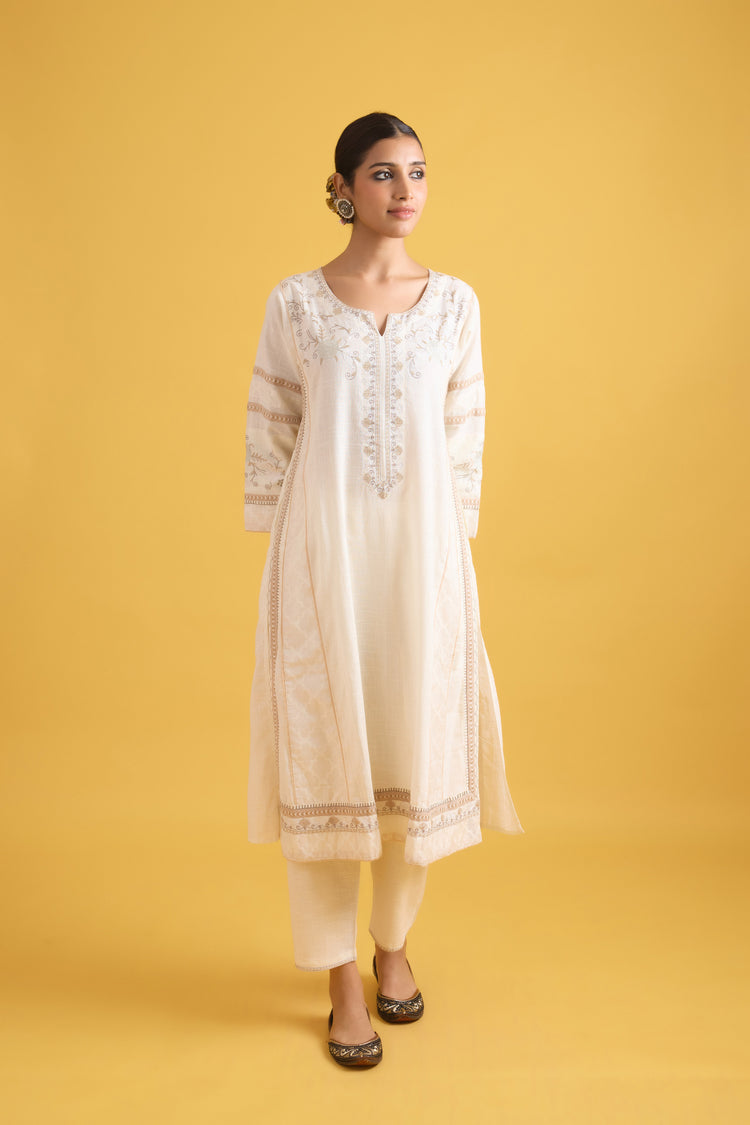 Bagh Kurta Cream (9725653516587)