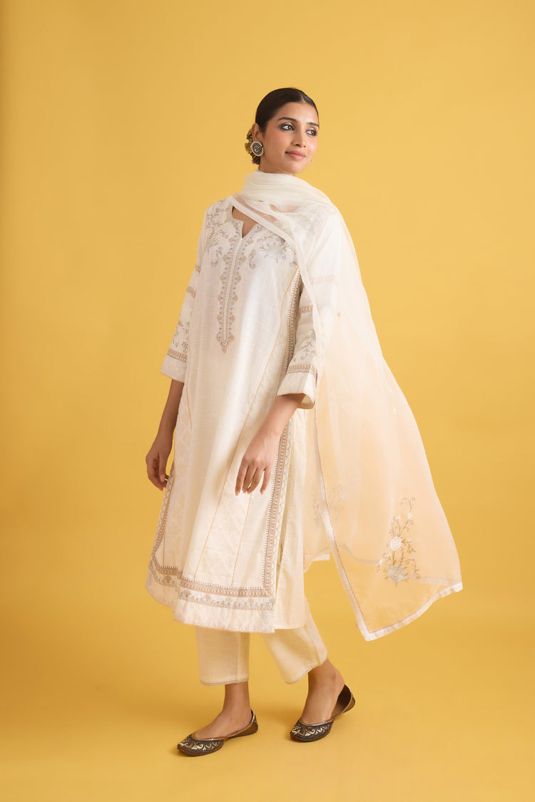 Bagh Kurta Cream (9725653516587)