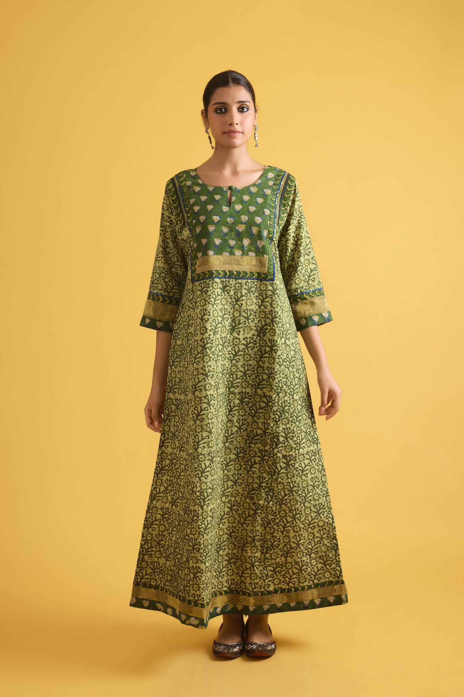 Rozana Caftan Green (9709779812651)