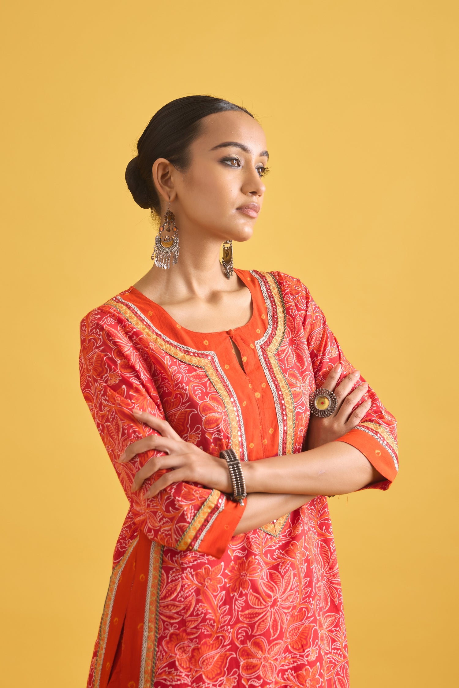 Anu Kurta Red Orange (9699321053483)