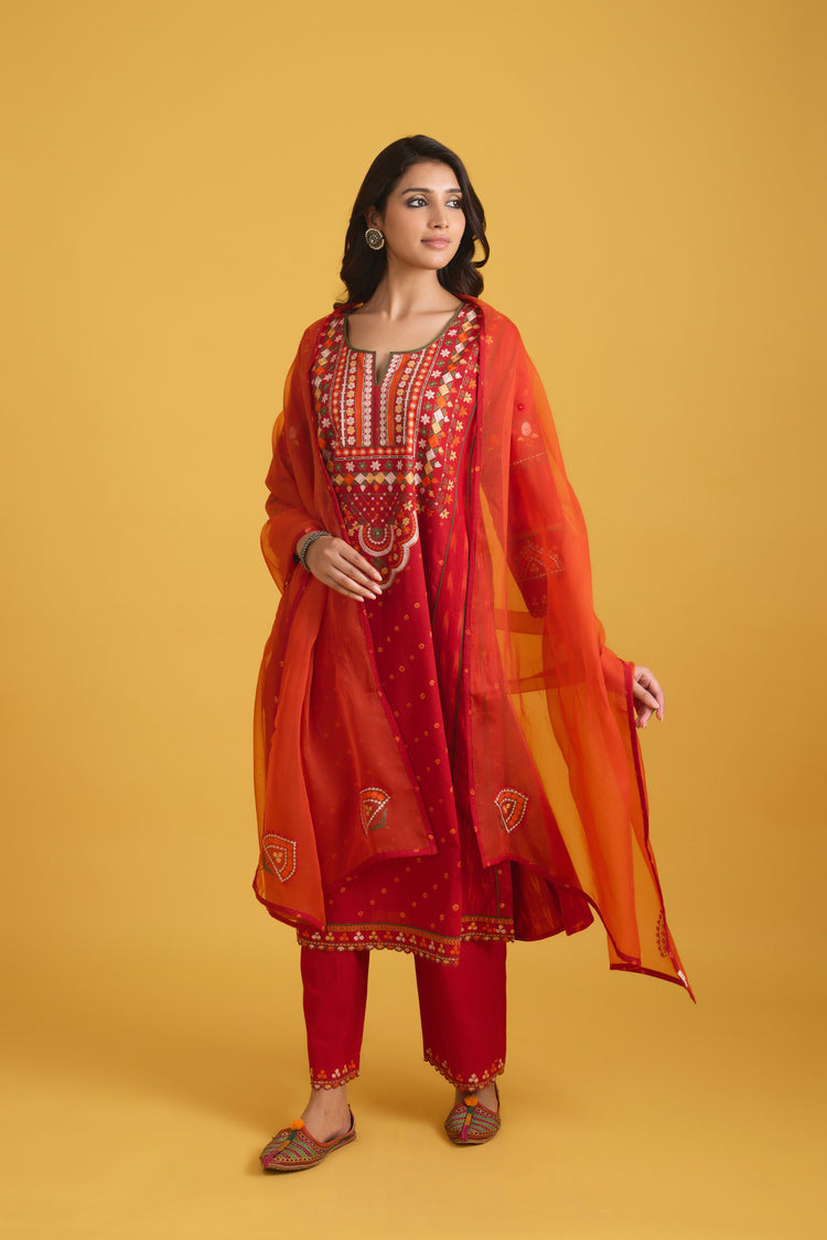 Madhu Dupatta Orange (9709704544555)