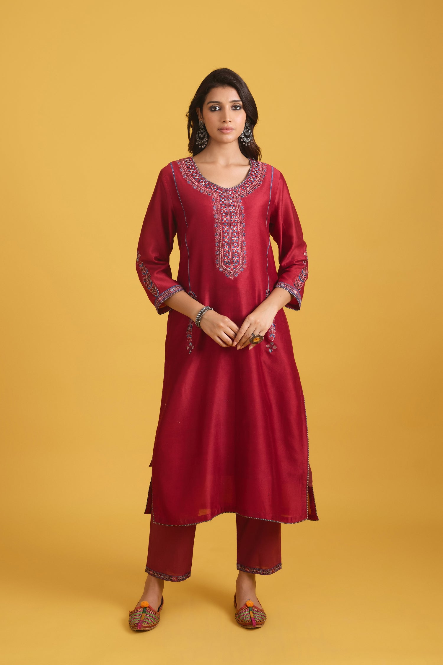 Idaya Pant Maroon (9708414533931)