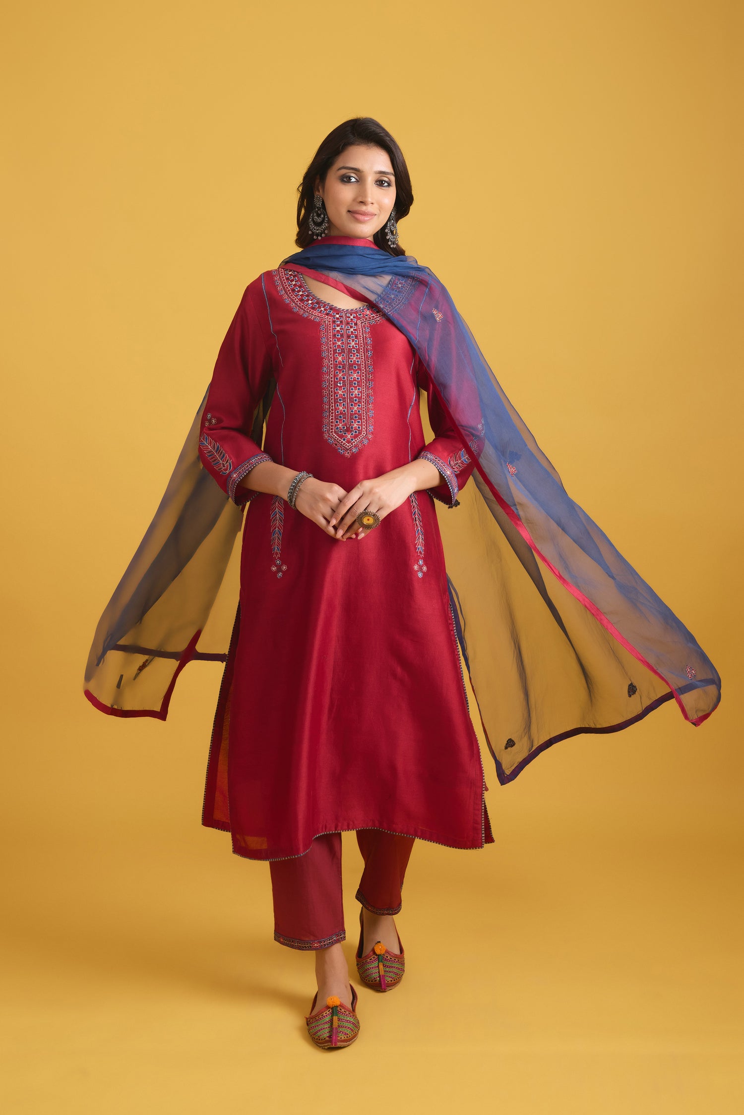 Idaya Dupatta Blue (9708420235563)