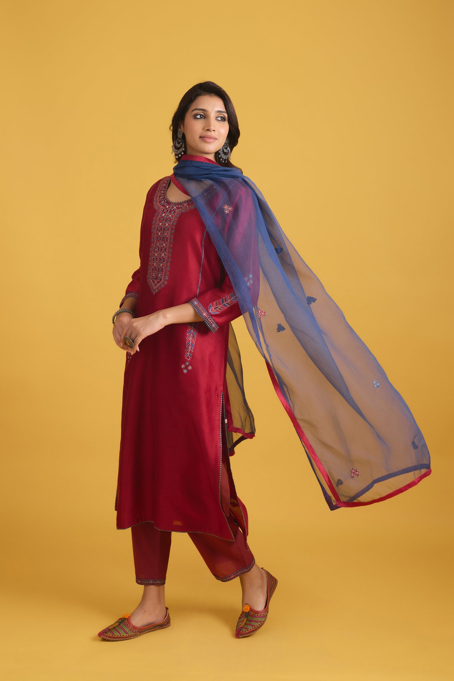 Idaya Dupatta Blue (9708420235563)