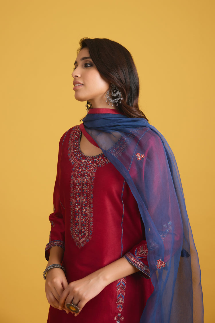 Idaya Dupatta Blue (9708420235563)