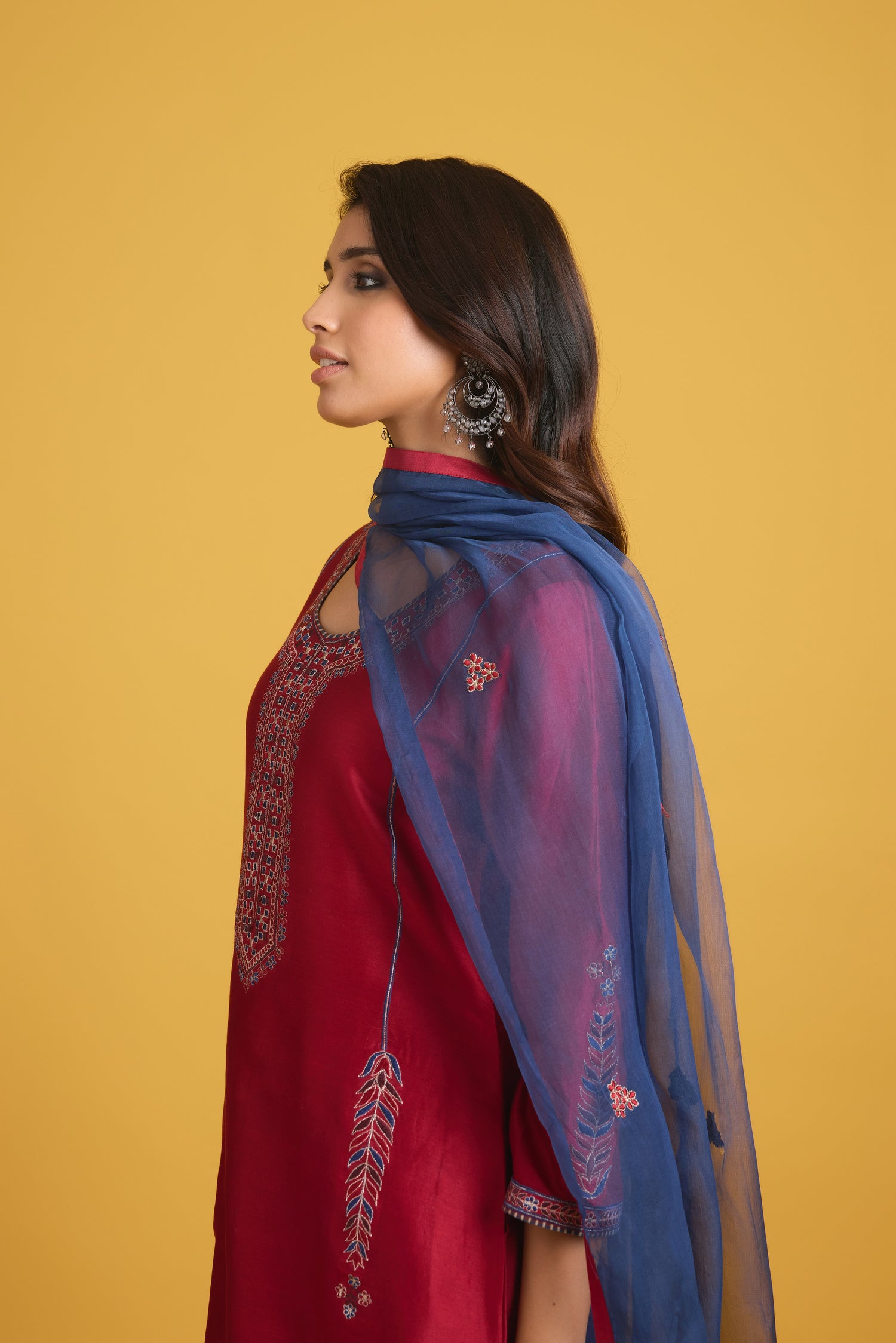 Idaya Dupatta Blue (9708420235563)