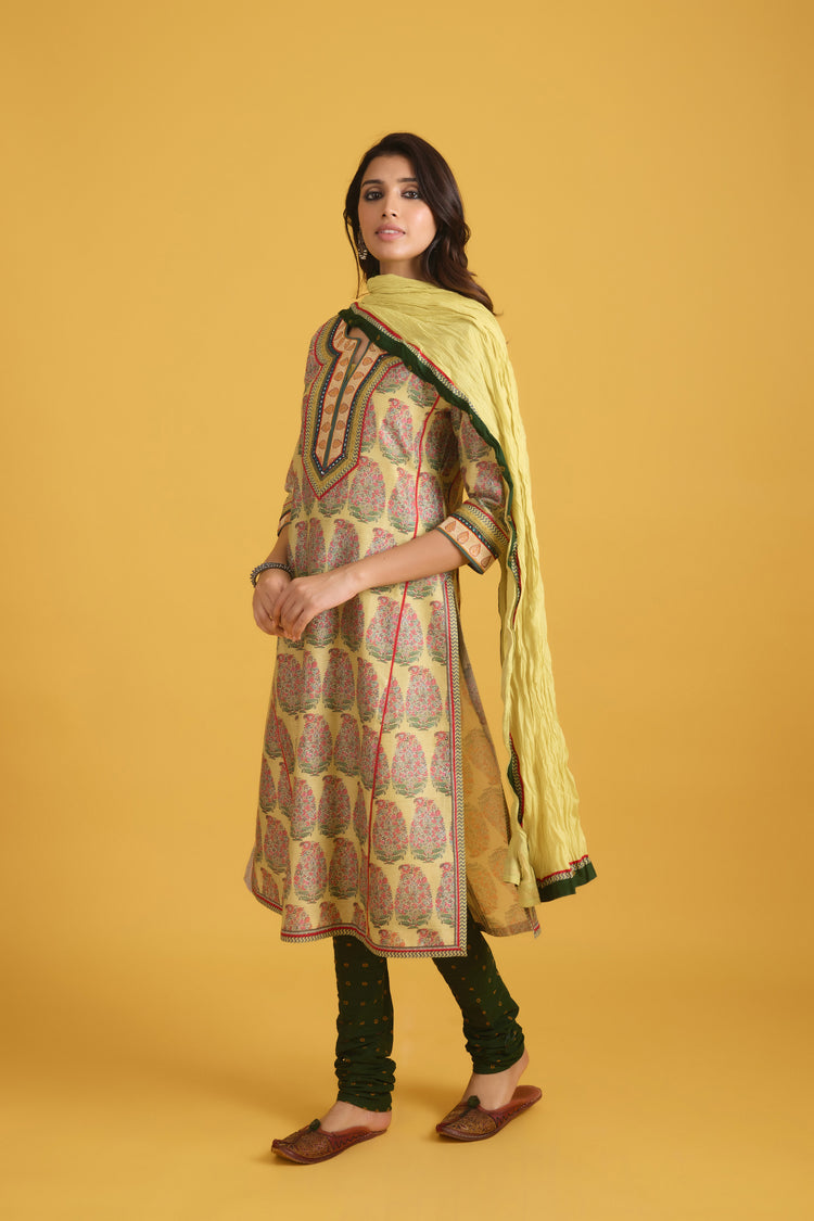 Rozana Dupatta Yellow (9710105329963)