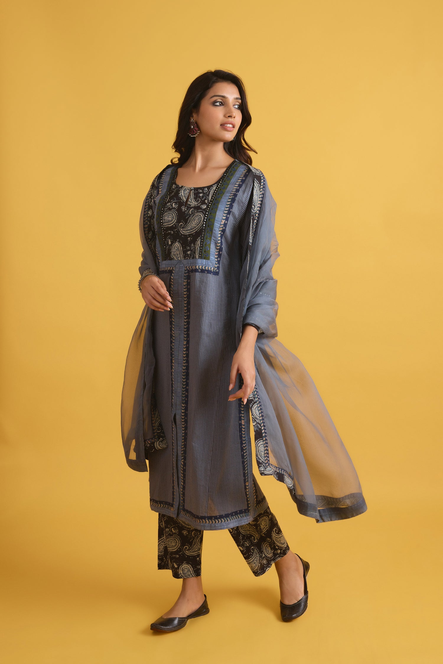 Padmini Kurta Grey (9707190124843)