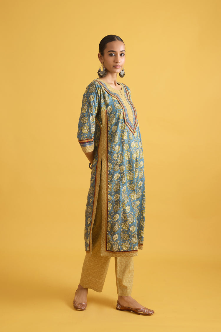 Anu Kurta Light Blue Ochre (9699434725675)