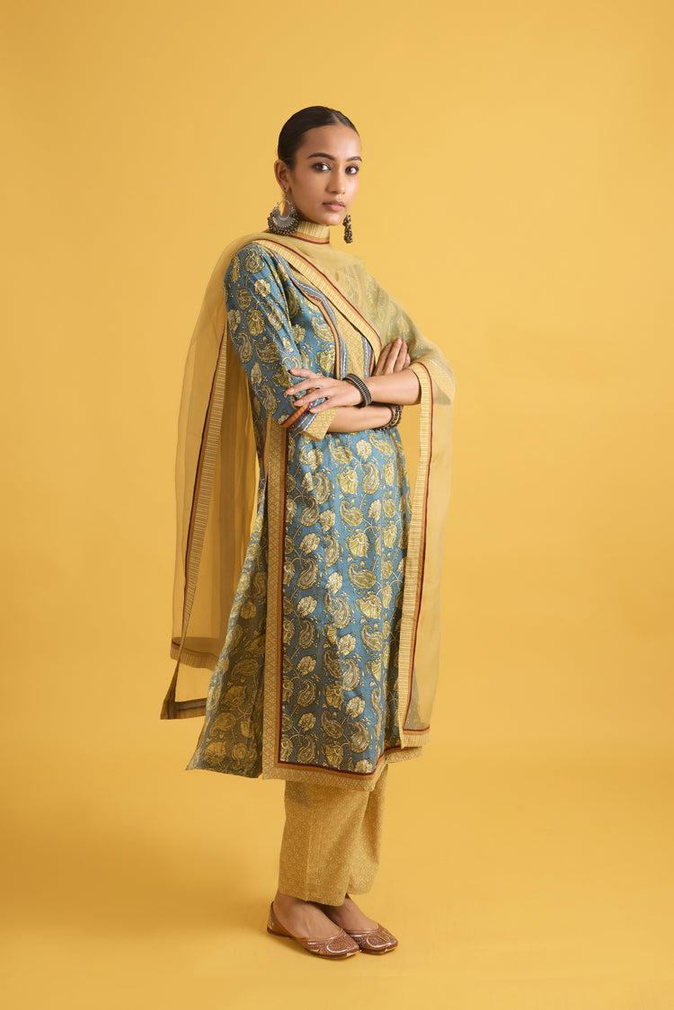 Anu Kurta Light Blue Ochre (9699434725675)