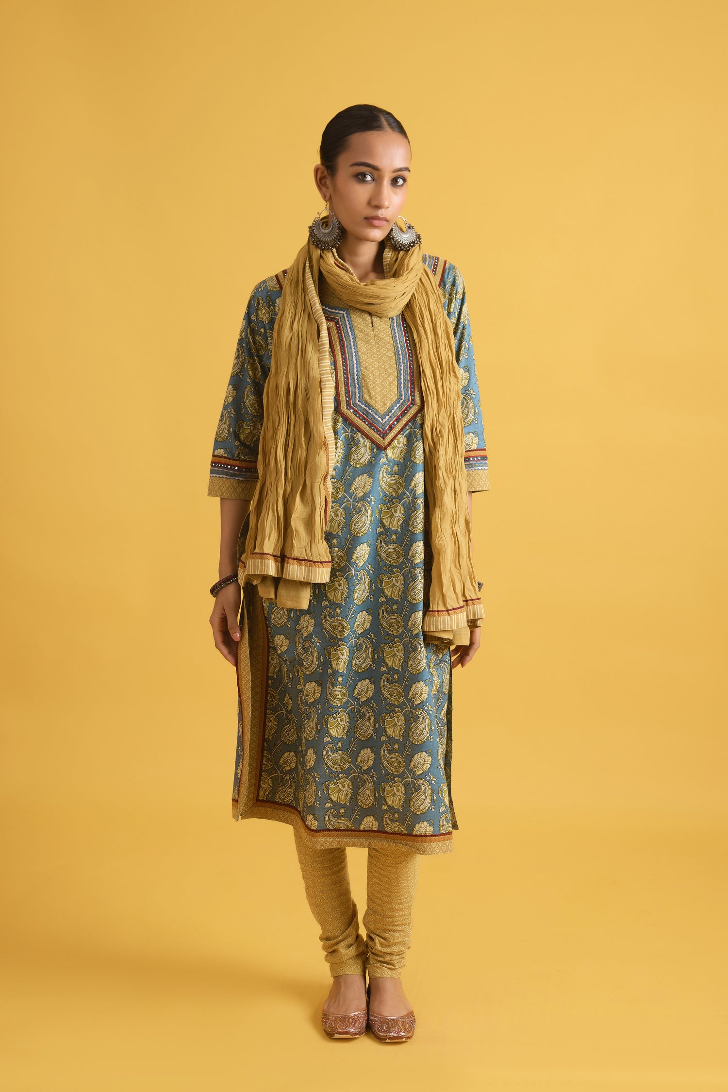 Anu Kurta Light Blue Ochre (9699434725675)