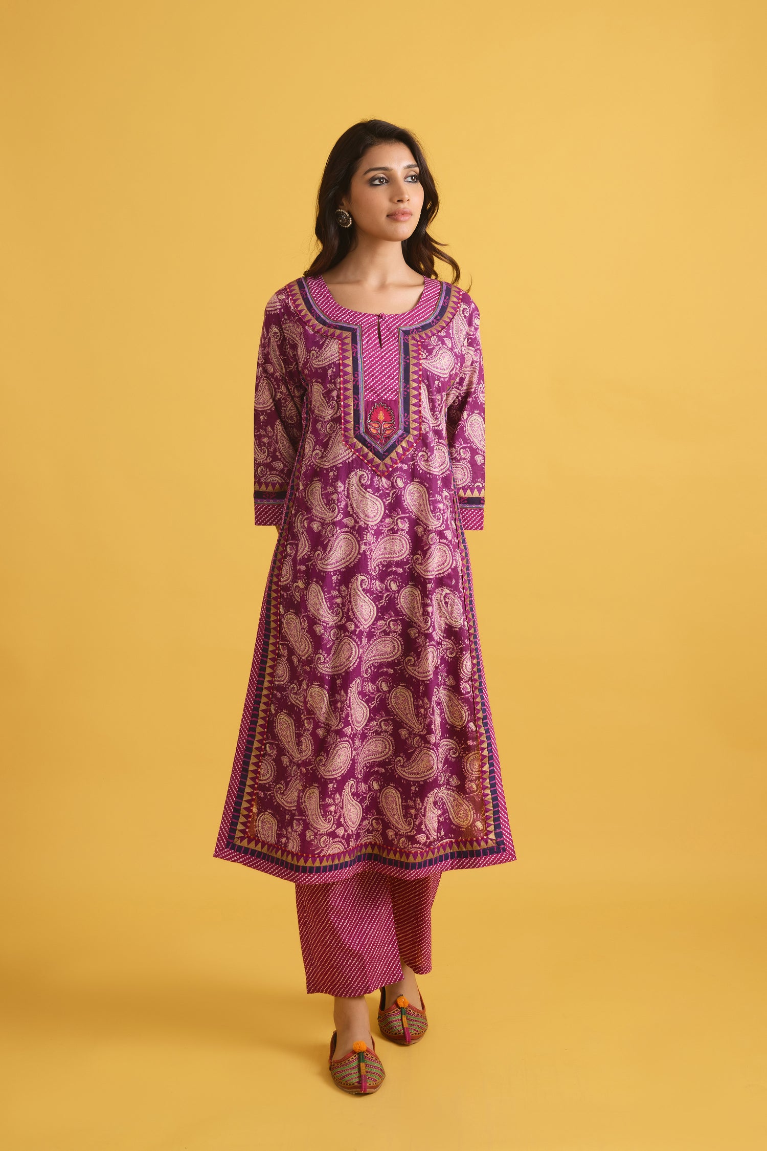 Anu Kurta Purple (9699953639723)