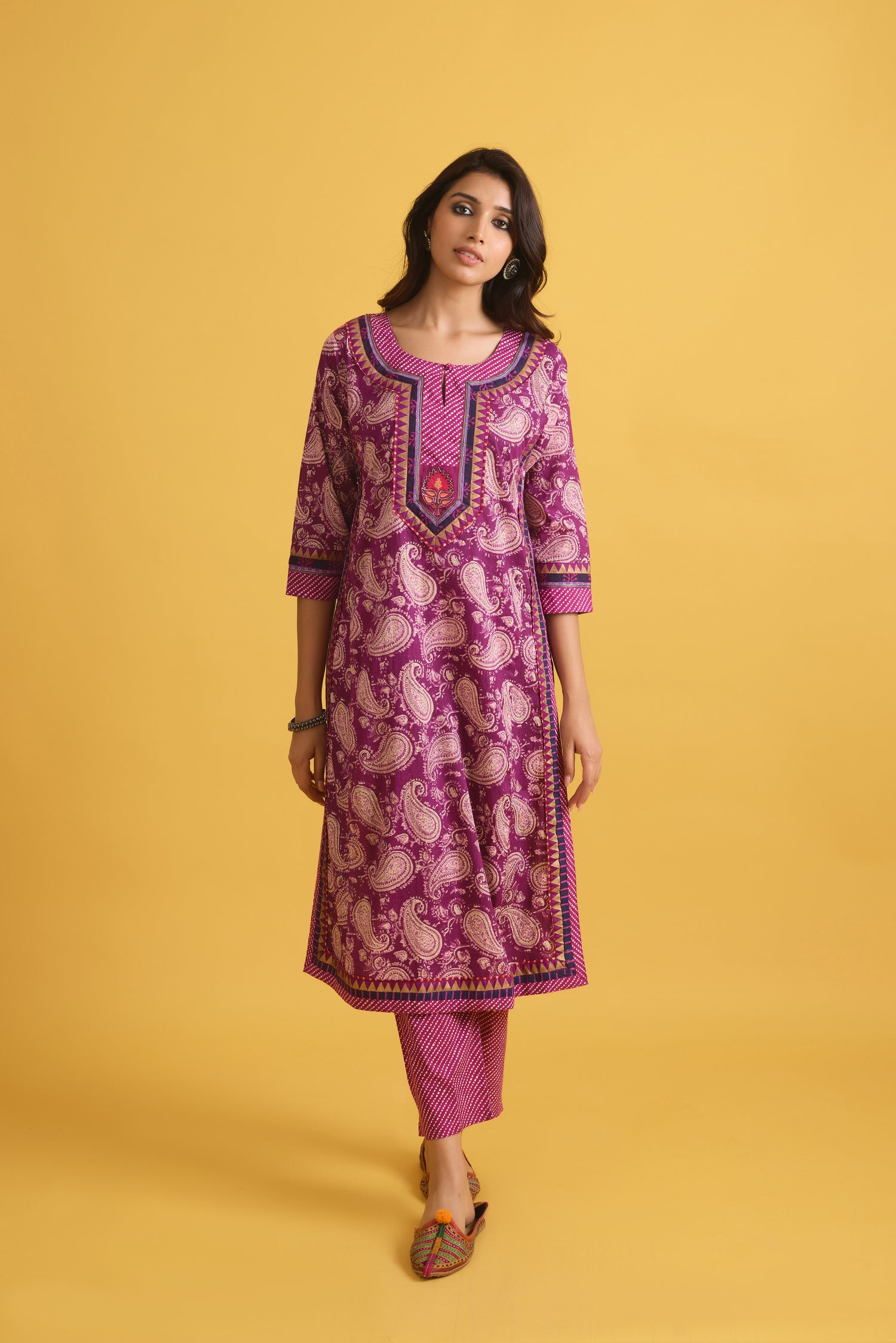 Anu Kurta Purple (9699953639723)