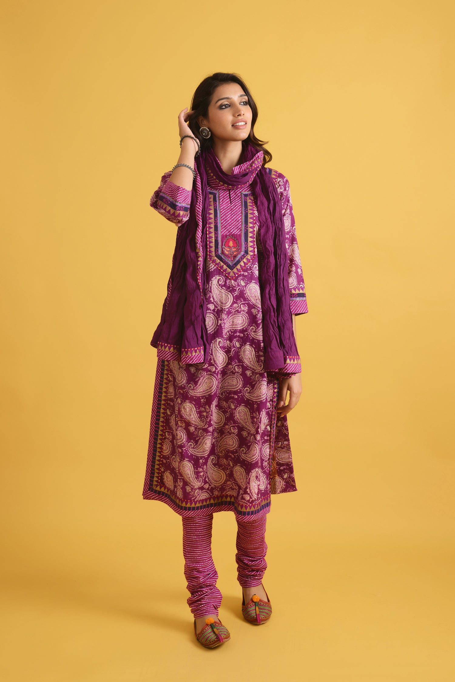 Anu Kurta Purple (9699953639723)