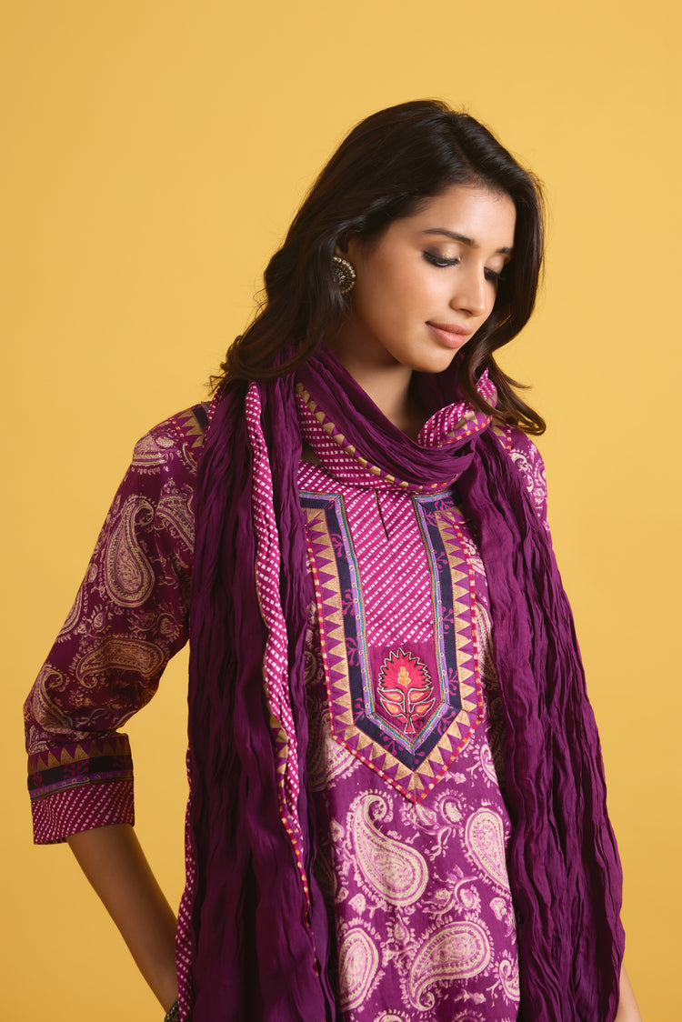 Anu Kurta Purple (9699953639723)