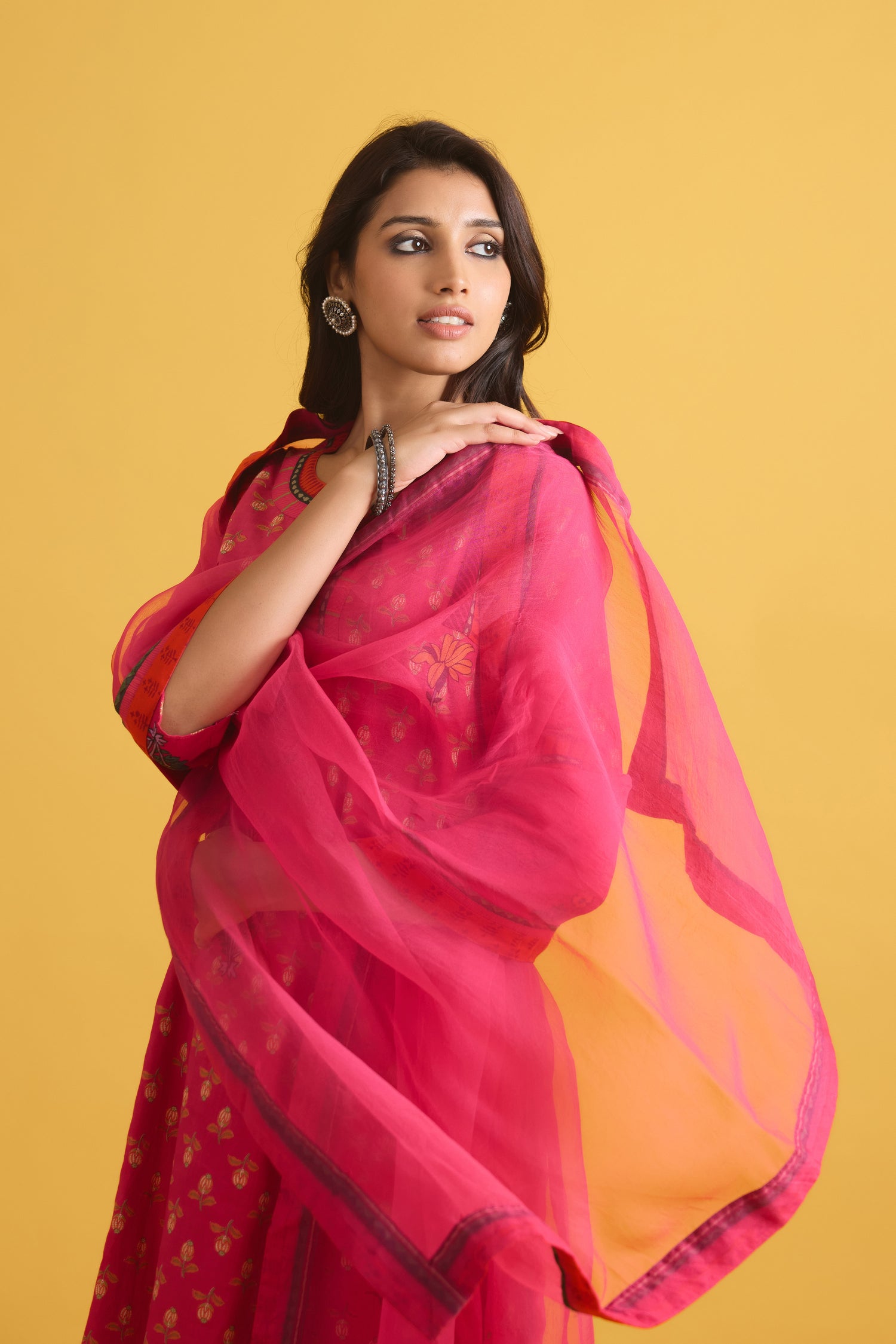 Medh Dupatta Pink (9706701914411)