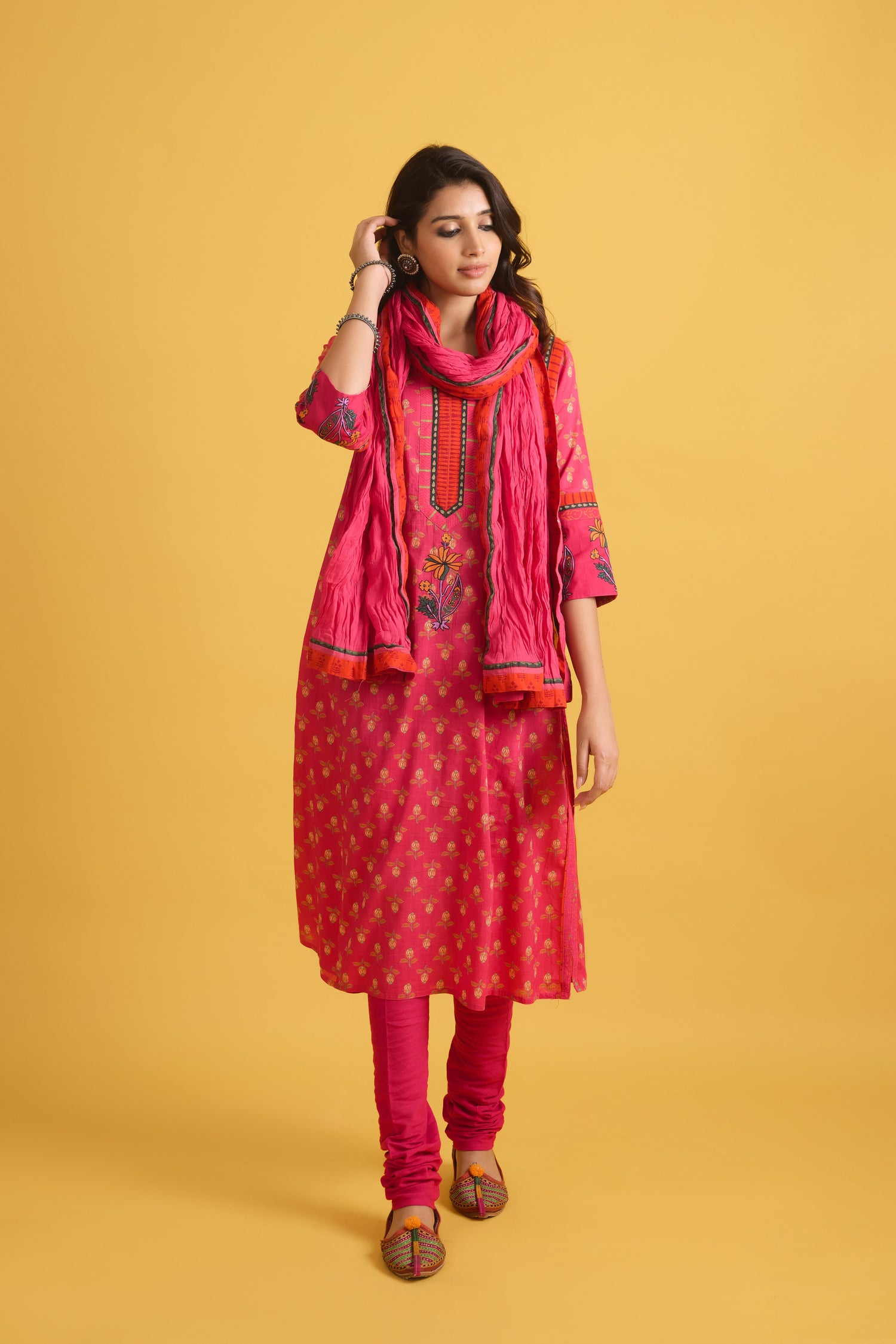 Rozana Kurta Pink (9700221026603)