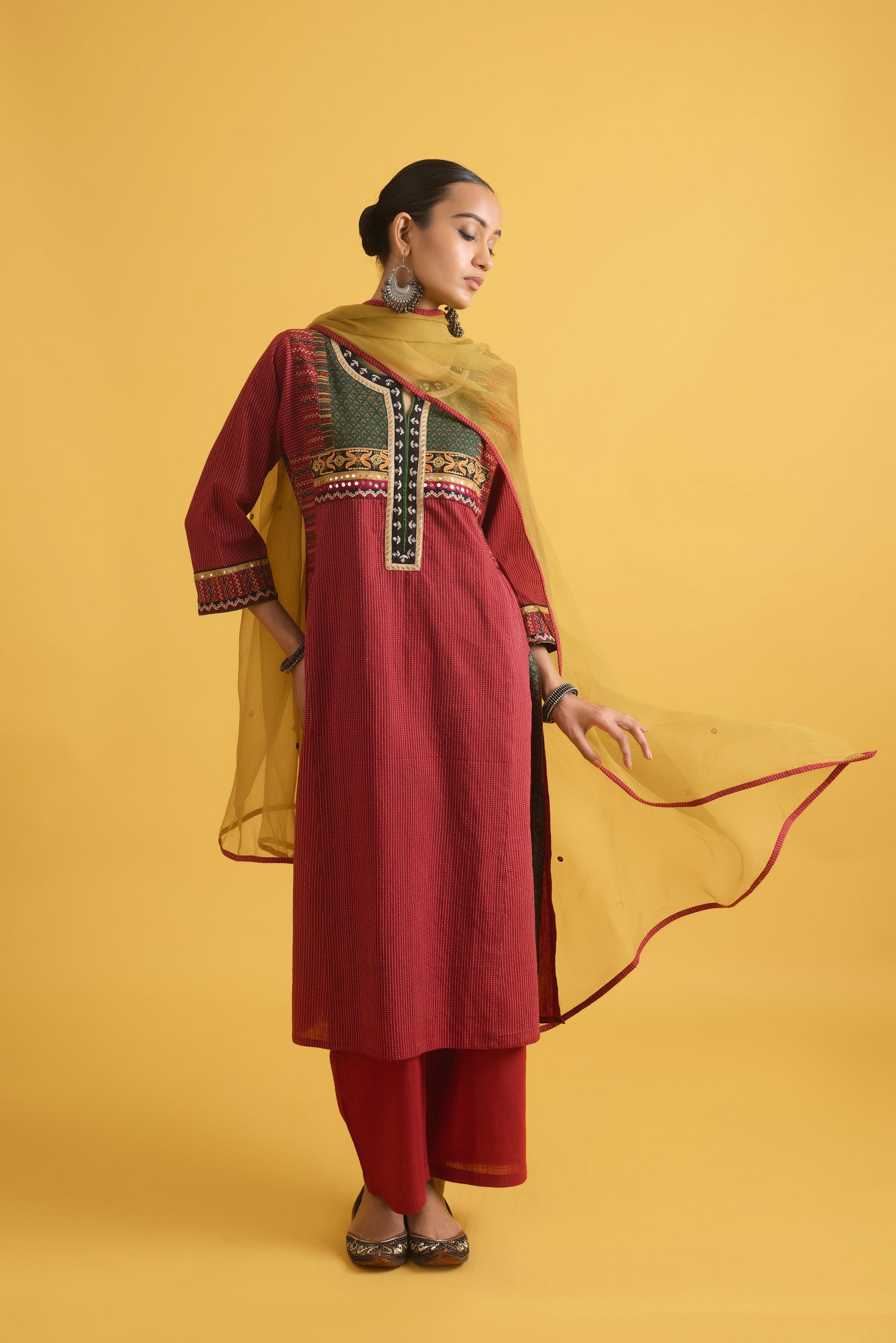 Banjara Dupatta Mustard (9710791524651)