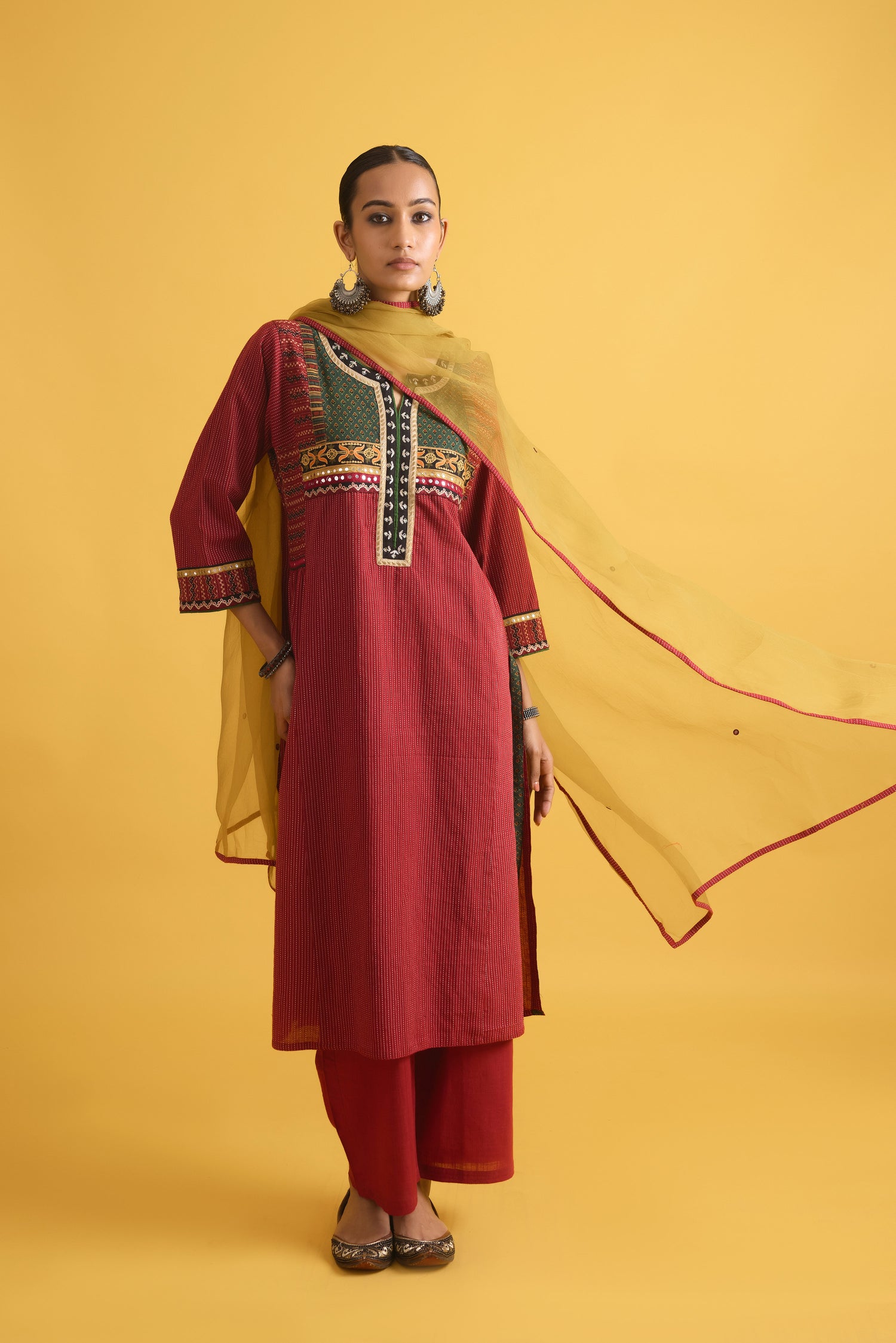 Banjara Dupatta Mustard (9710791524651)