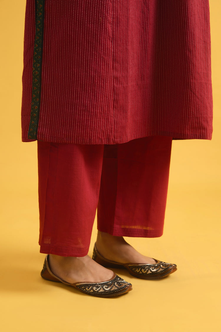 Banjara Pant Maroon (9710772355371)