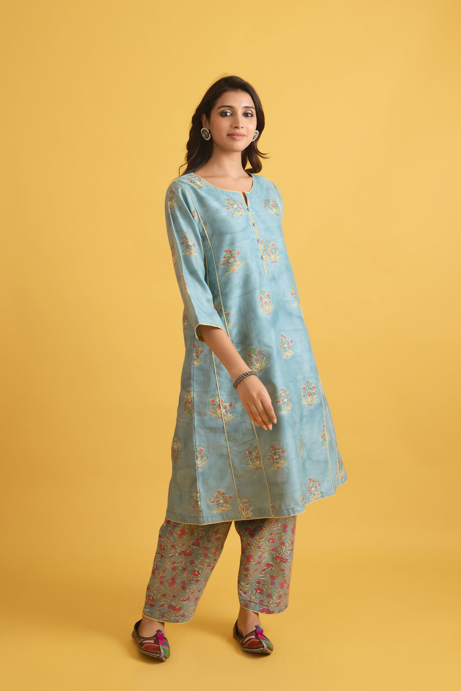 Tulsi Kurta Steel Blue (9710745747755)