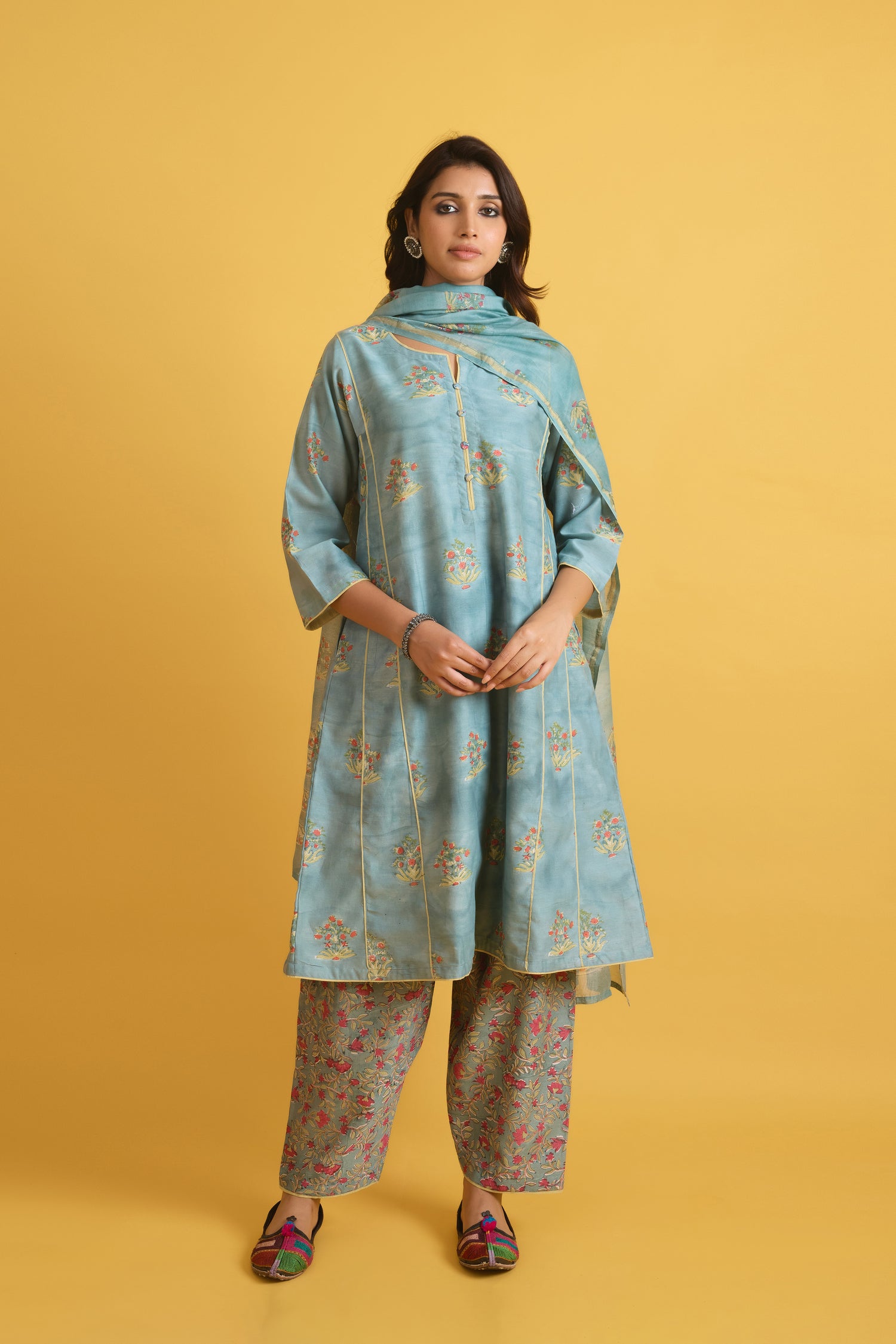 Tulsi Kurta Steel Blue (9710745747755)