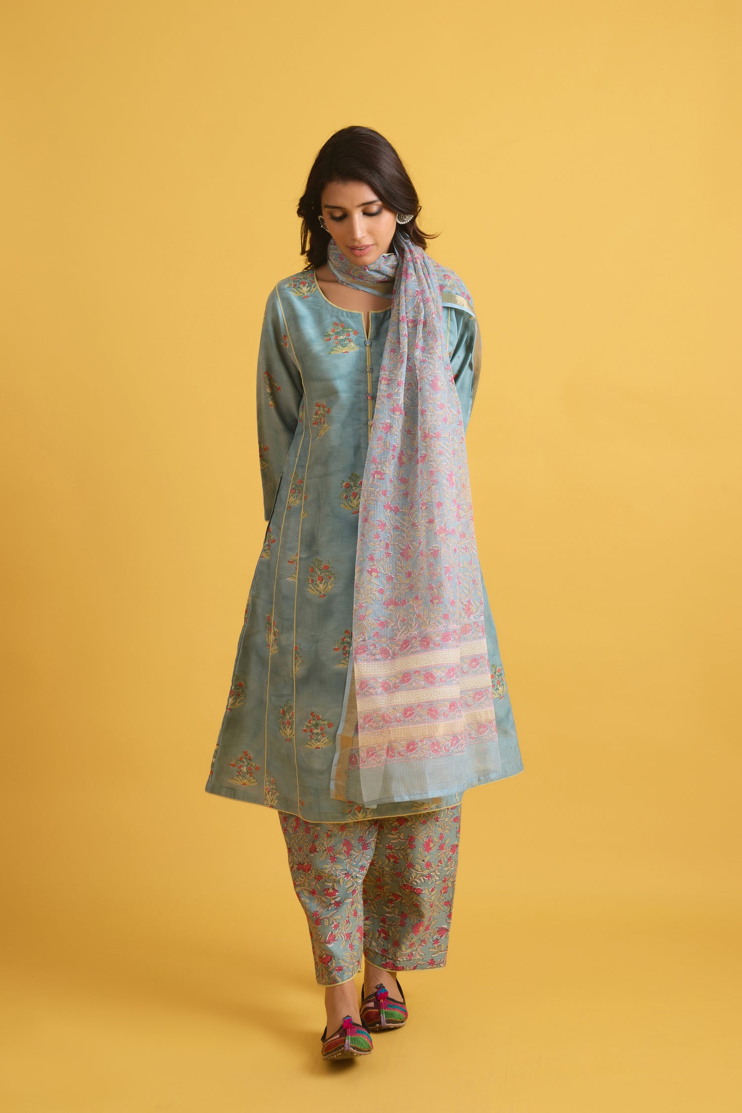 Tulsi Kurta Steel Blue (9710745747755)