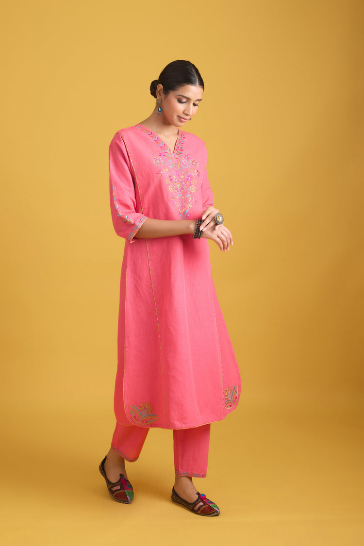 Dienne Kurta Pink (9708427870507)