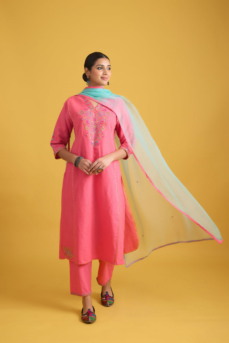 Dienne Kurta Pink (9708427870507)